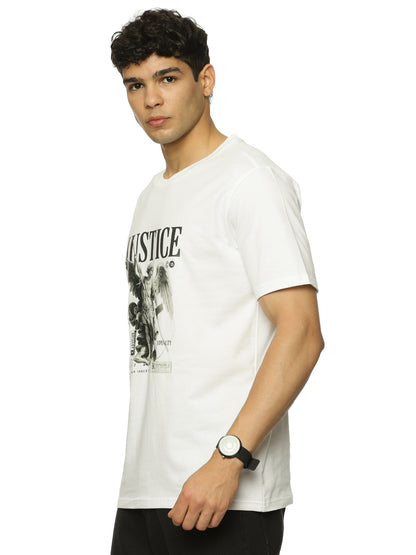 Justice Print Regular Fit Tee