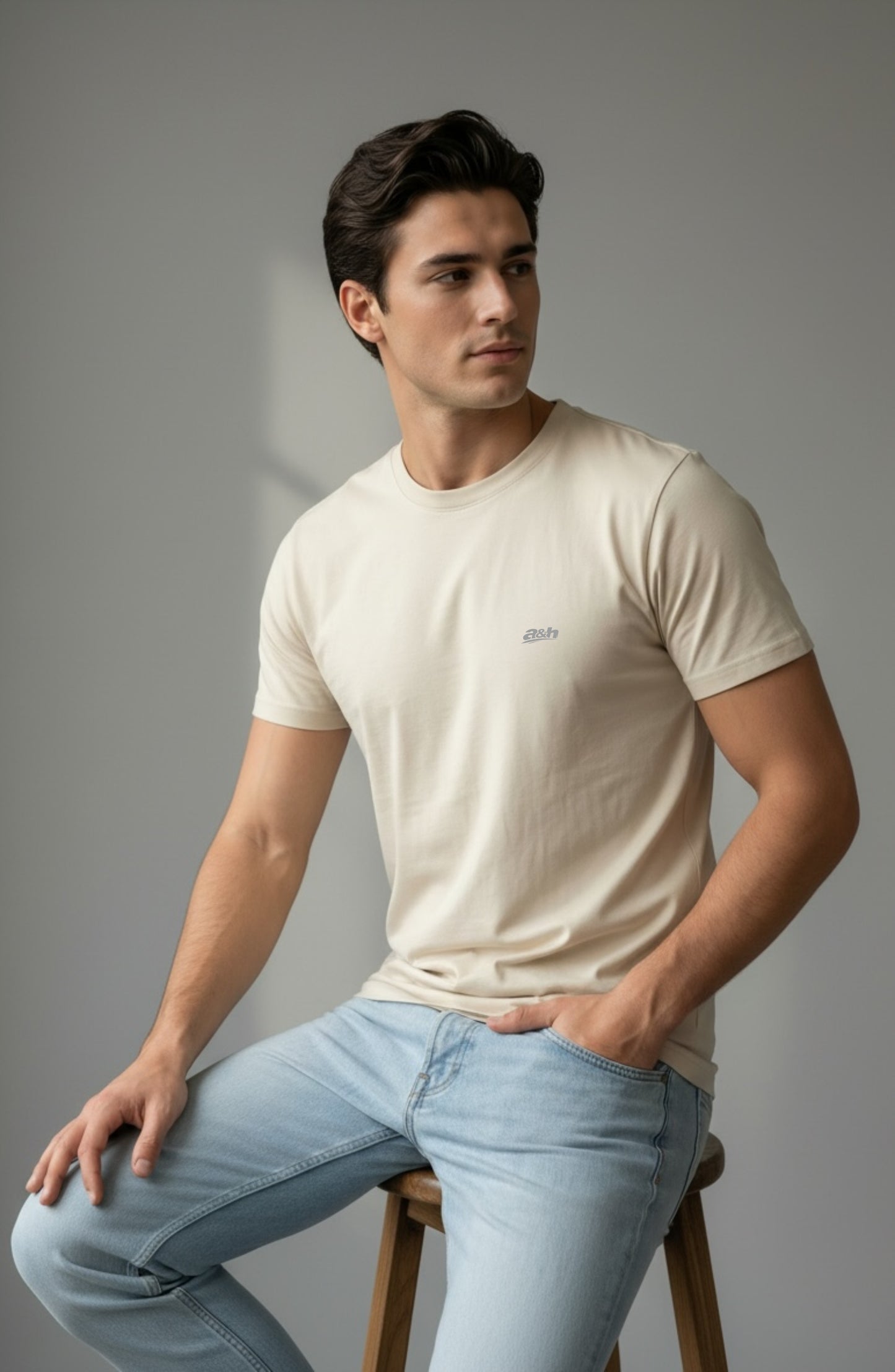 Men's Yellow Regular fit tees
