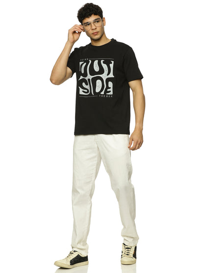 Out Side Graphic print Regular fit tee