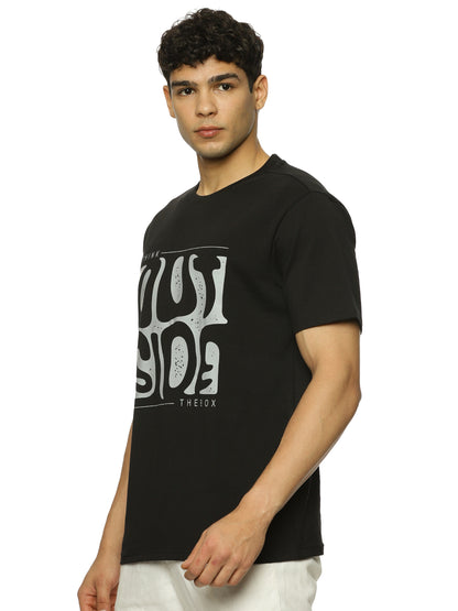 Out Side Graphic print Regular fit tee
