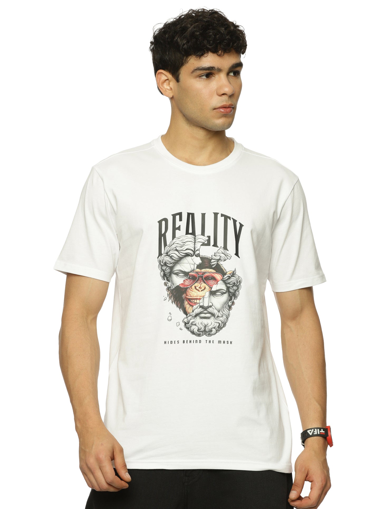 Reality printed Regular Fit tee