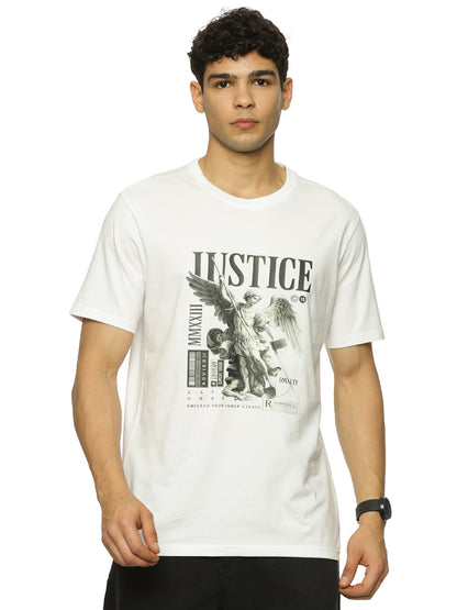 Justice Print Regular Fit Tee