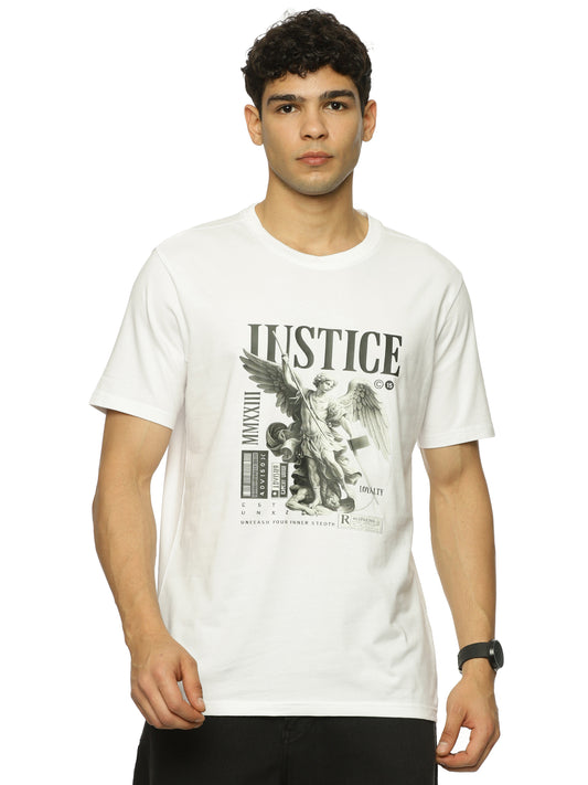 Justice Print Regular Fit Tee