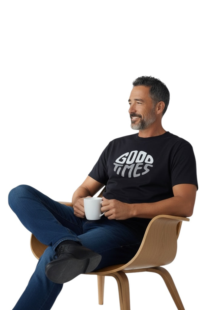 Good Times  print Regular Fit tee