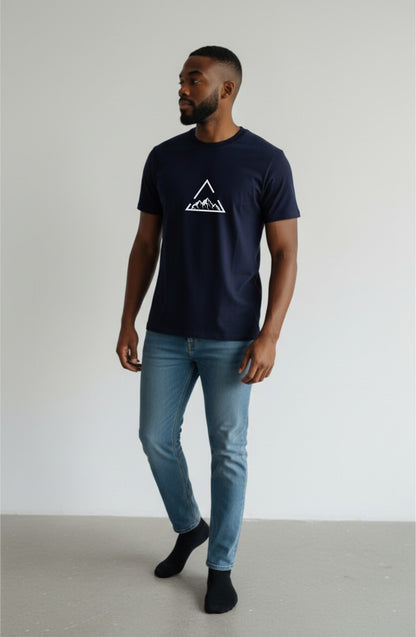 Mountain Print Regular Fit tee