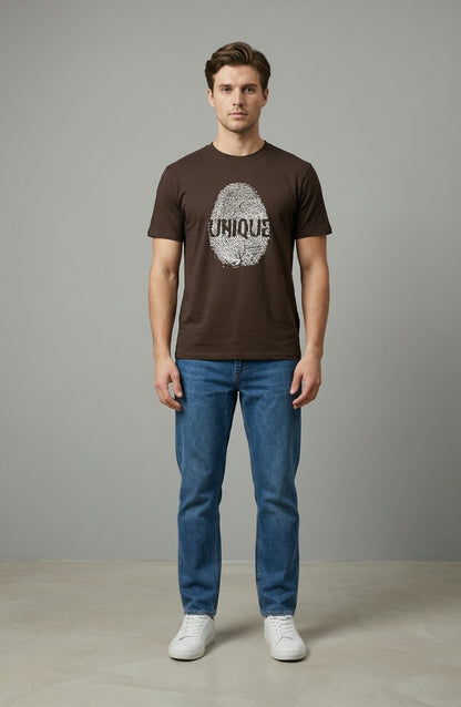 Unique Print Regular Fit tee