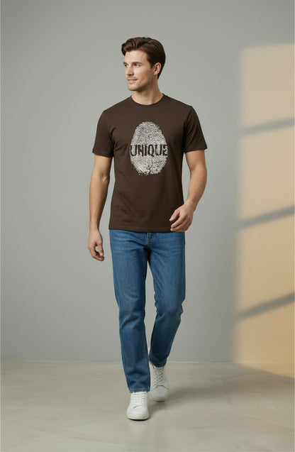 Unique Print Regular Fit tee