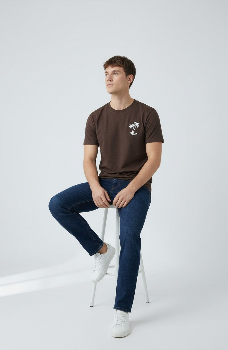 Tree  Print Regular Fit tee