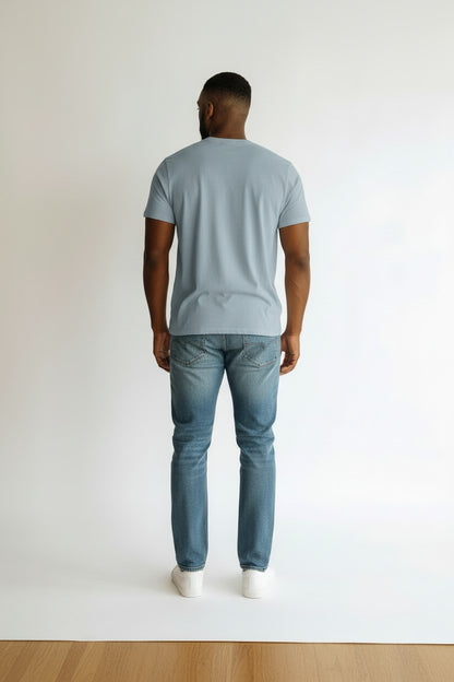 Men's Blue Regular fit tees