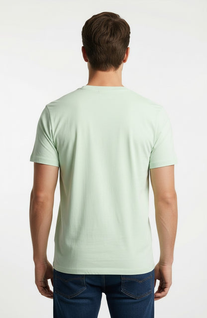 Men's Cotton Green Regular fit tees