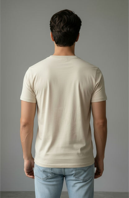 Men's Yellow Regular fit tees